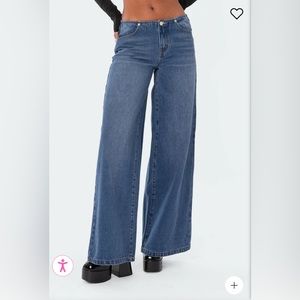 Edikted Low-Rise Wide Jeans